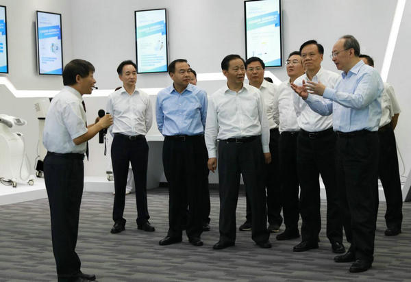 四川省黨政代表團到海扶公司考察 陳敏爾彭清華唐良智尹力出席考察活動